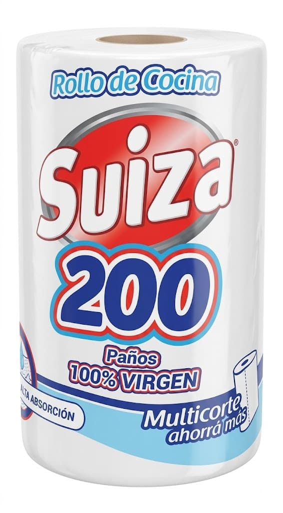 Rollo de Cocina Suiza x 200 Paños