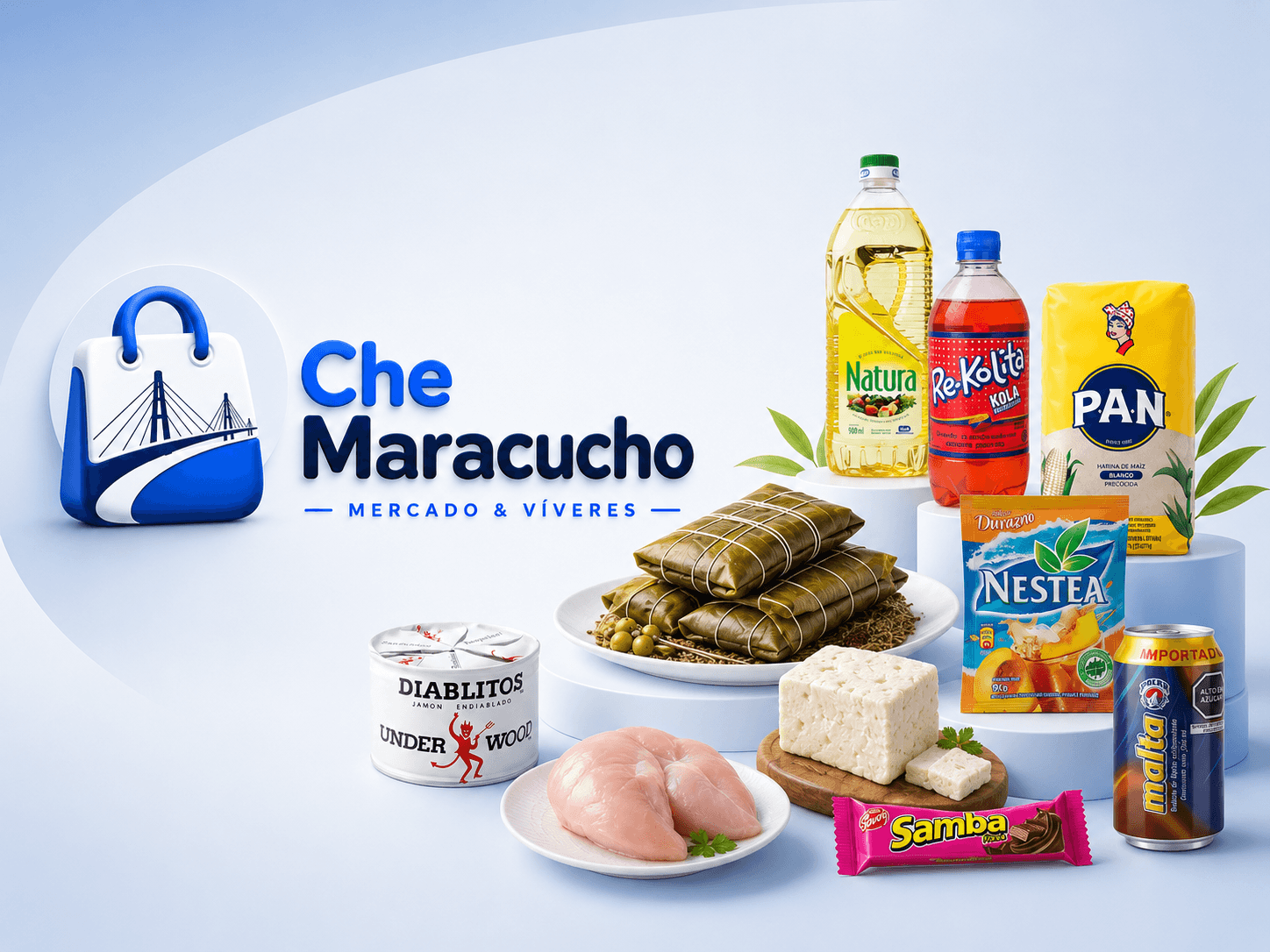 Selección de productos de Che Maracucho